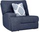 Signature Design by Ashley® Acklen Place 5-Piece Navy Curved Power Reclining Sectional-1