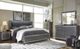 Signature Design by Ashley® Lodanna 4-Piece Gray King Panel Bed Set-5