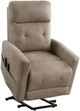 Homelegance® Wichita Brown Power Lift Recliner with Massage and Heat-0