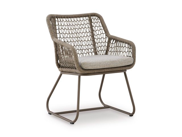 Signature Design by Ashley® Majors Beach 3-Piece Beige Aluminum/Fabric Outdoor Table Set-2