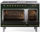 Ilve® Nostalgie II Series 48" Emerald Green Pro Style Dual Fuel Range-1