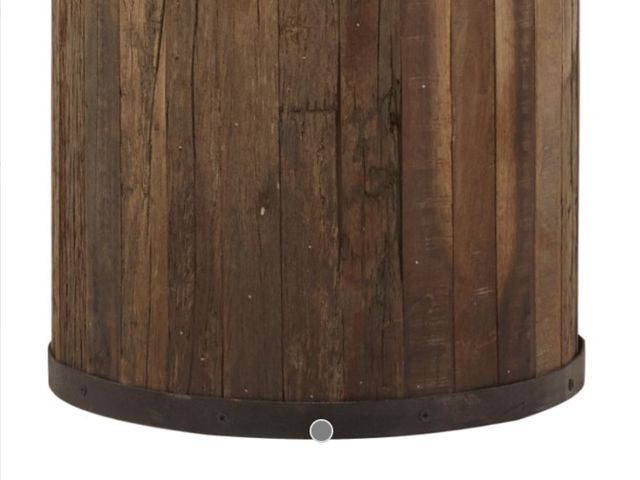 Jaipur Furniture Dark Brown Stool-1