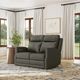 Flexsteel® Maxwell Cinder Power Reclining Loveseat with Power Headrest and Lumbar-1