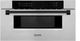 ZLINE Autograph Edition 1.2 Cu. Ft. Stainless Steel Microwave Drawer with Matte Black Accents-1