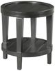 England Furniture Oliver Black Round End Table-0
