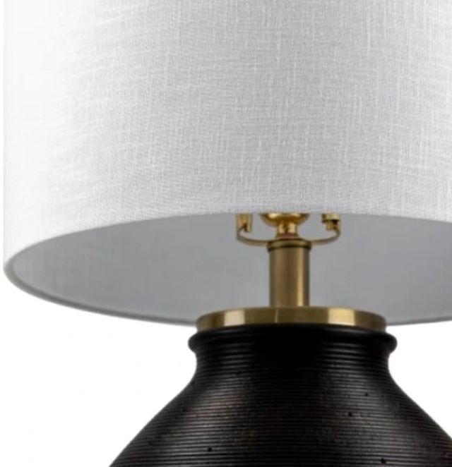 Surya Brillo Colored Brown Table Lamp-1