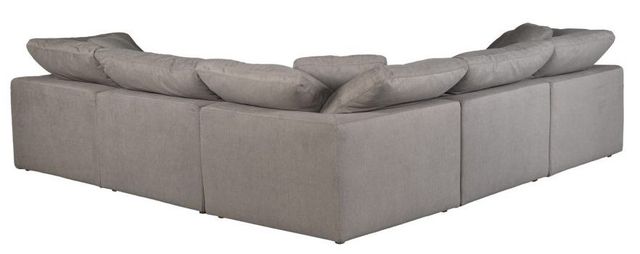 Moe’s Home Collection Clay Classic 5-Piece Light Grey L-Shaped Modular Sectional-3