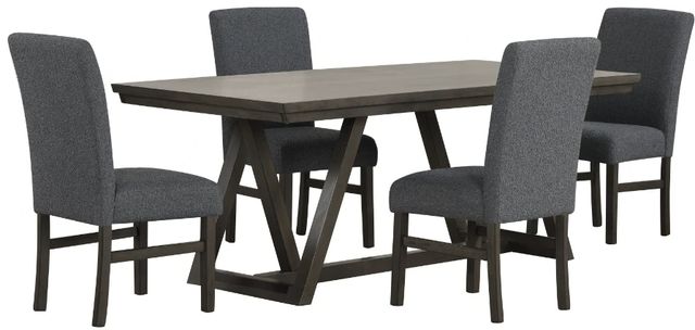 New Classic® Home Furnishings High Line 5-Piece Brown/Gray Counter Dining Set-0