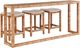 Universal Explore Home™ Weekender Coastal Living Home Sandbar 4-Piece Natural Rattan Console Set-0