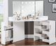 Furniture of America® Lorybelle White Vanity -1