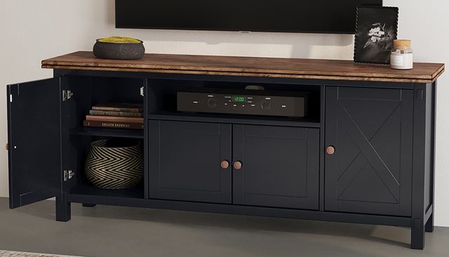 A-America® Stormy Ridge Chickory/Slate Black 72" Media Console-1