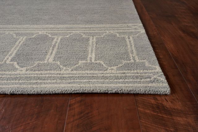 KAS Rugs Gramercy Grey Cassa 5'x7' Rug-1