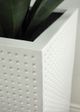 Le Present Stacks White 16" Cube On Cube Planter-2