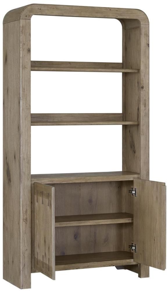 Bernards Pagosa Beige Bowtie Bookcase-3