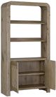 Bernards Pagosa Beige Bowtie Bookcase-3