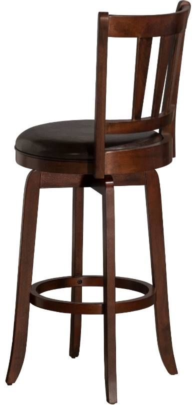 HH2 Home Presque Isle Cherry/Light Brown Swivel Bar Stool-1