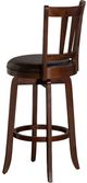 HH2 Home Presque Isle Cherry/Light Brown Swivel Bar Stool-1