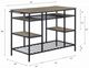 ACME Furniture Lona Black/Rustic Oak Kitchen Island-3