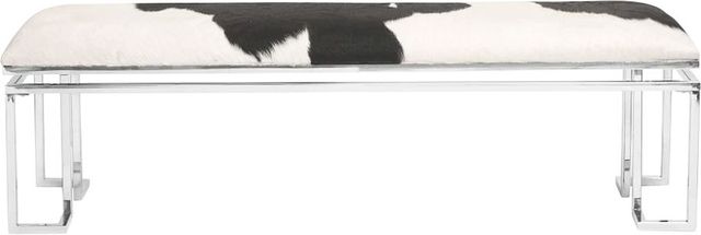 Moe's Home Collection Appa Silver Bench-1