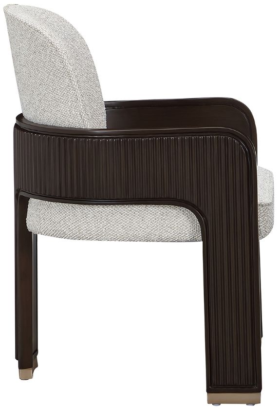 Michael Amini® West Kensington Medium Espresso Dining Arm Chair-2