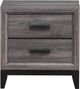 Global Furniture USA Kate Foil Gray Nightstand-1