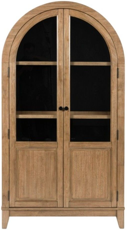 Signature Design by Ashley® Dagandale Black/Natural Accent Cabinet-1
