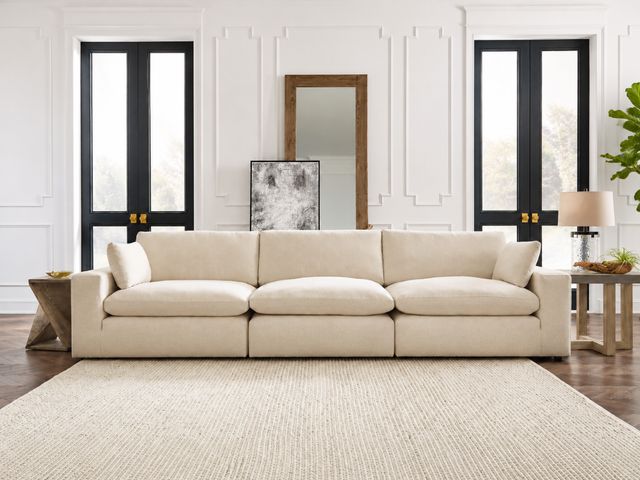 Benchcraft® Elyza 3-Piece Linen Sectional Sofa-1