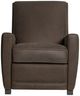 Bernhardt Bastille Bernhardt Living Brown Leather Manual Recliner-2