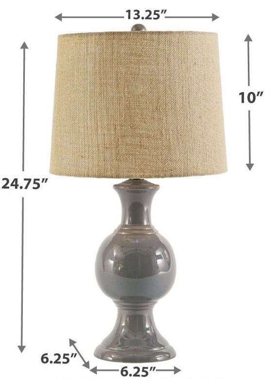 Signature Design by Ashley® Magdalia Gray Table Lamp-2