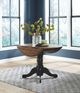 Liberty Furniture Carolina Crossing 3-Piece Antique Honey/Black Drop Leaf Dining Set-2