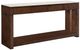 Century® Citation Warner Natural Console Table with Brunette Base-0