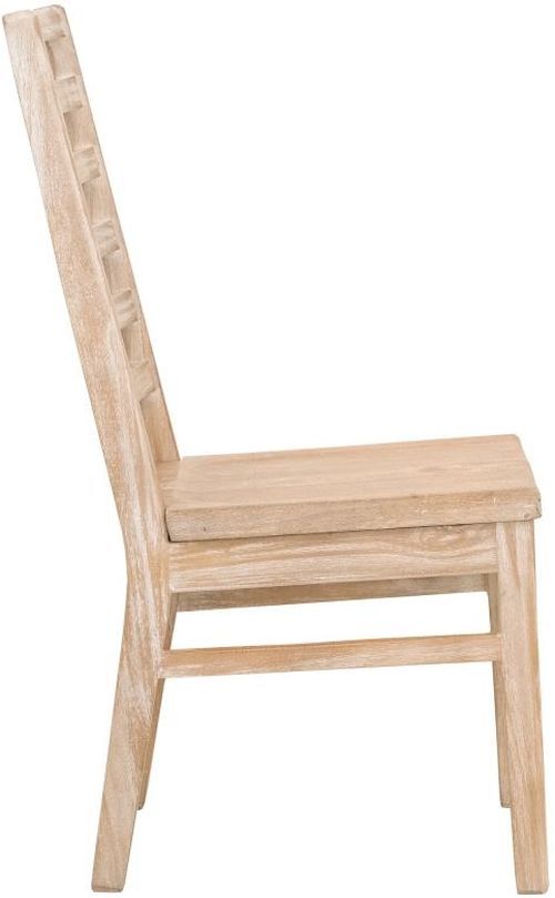 International Furniture Direct Balam Ivory Dining Side Chair-2