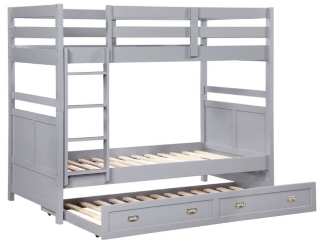Homelegance® Sloane Gray Full/Full Bunk Bed-3
