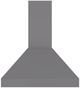 Vent-A-Hood® 36" Gunsmoke Air Recover System (ARS) Duct-Free Euro-Style Island Range Hood-0