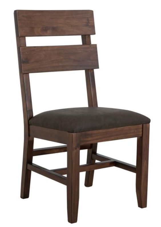 International Furniture Direct Parota 2-Piece Brown Dining Side Chair Set-0