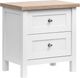 Magnussen Home® Windmill Harbour Sand/White Whisp Drawer Nightstand-0