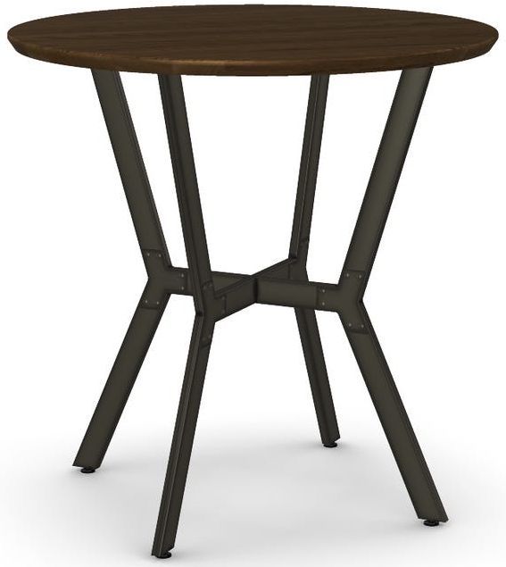 Amisco Customizable Norcross 36" Solid Ash Round Counter Height Table-0