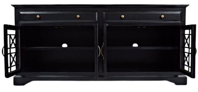 Jofran Inc. Craftsman Antique Black 70" Media Console-3