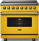 Viking® 5 Series 36" Daffodil Pro Style Induction Range with Polished Chrome Trim-3