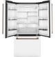 Café™ 33" 18.6 Cu. Ft. Matte White Counter-Depth French-Door Refrigerator-1
