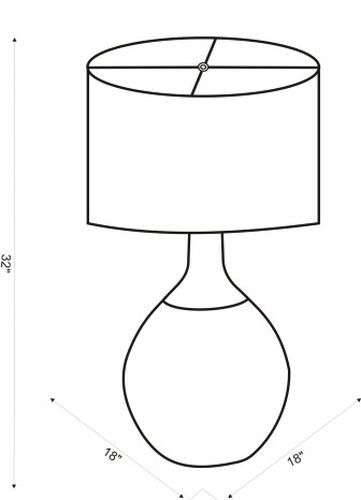 Surya Glacia Taupe Table Lamp-1