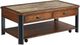 Hammary® Slaton-Hamilton Brown Drawer Cocktail Table-0