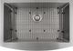 ZLINE Zermatt 30" Satin Stainless Steel Farmhouse Apron Mount Single Bowl Kitchen Sink with Bottom Grid-1