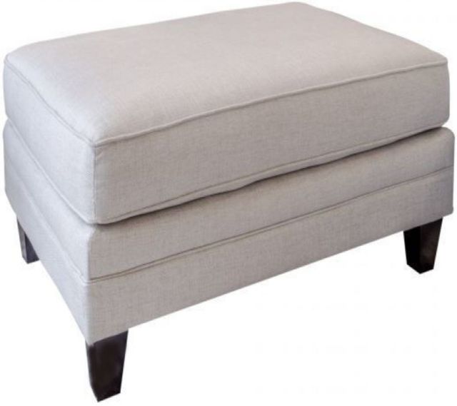 Fusion Furniture Catalina Linen Khaki Chair Ottoman-0