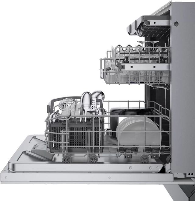 Bosch® 800 Series 24" Custom Panel Built In Dishwasher-4
