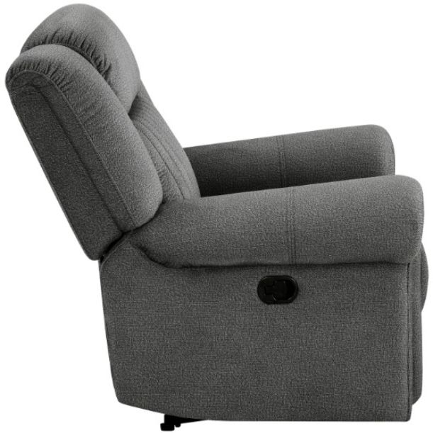 Homelegance® Brennen Charcoal Reclining Chair-3