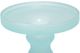 A & B Home 2-Piece Frosted Blue Pedestal Glass Candle Holder Set-3