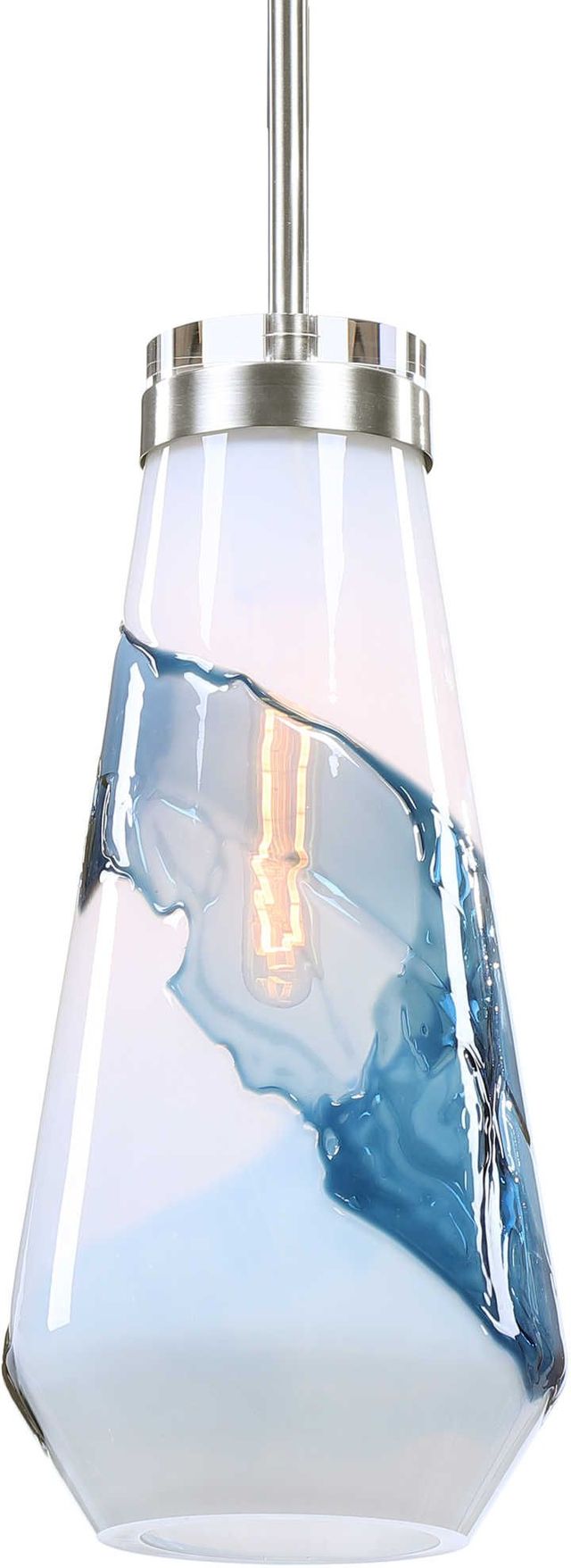 Uttermost® Windswept Blue/White Mini Pendant Light-3