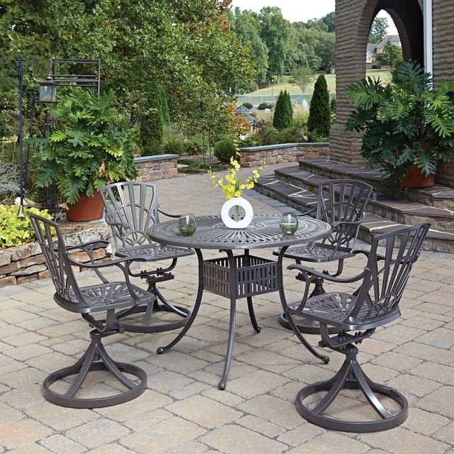 Homestyles® Grenada 5-Piece Khaki Outdoor Dining Set-1