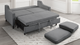 Homelegance® Adelia Dark Gray Convertible Studio Sofa with Pull-Out Bed-4